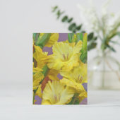 Gladiolus Flowers Briefkaart (Staand voorkant)