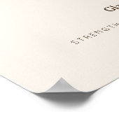 Gladiolus Geboortemaand Bloem Poster (Hoek)