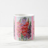 Gladiolus Glad Coffee Vintage Label Floral Mok (Center)