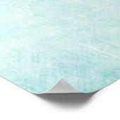 Gladiolus Illustratie op Verweerde Denim Poster (Hoek)