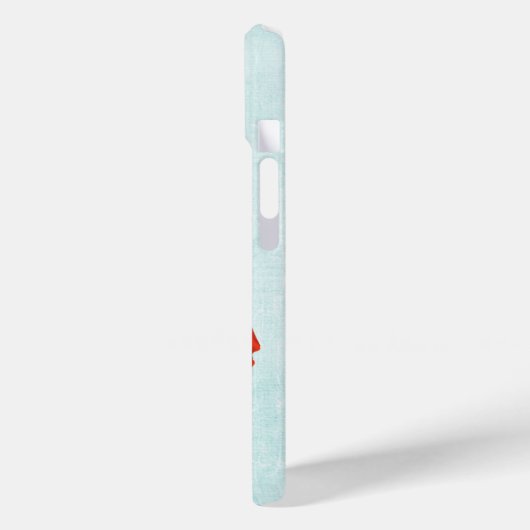 Gladiolus op Aged Denim Case-Mate iPhone Case (Achterkant / Links)