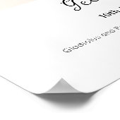 Gladiolus Poppy August Birth Month Flower Poster (Hoek)