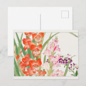 Gladiolus, Schizanthus door Tanigami Konan Briefkaart (Voorkant / Achterkant)