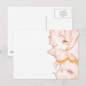 Gladiolus sketch briefkaart (Voorkant / Achterkant)