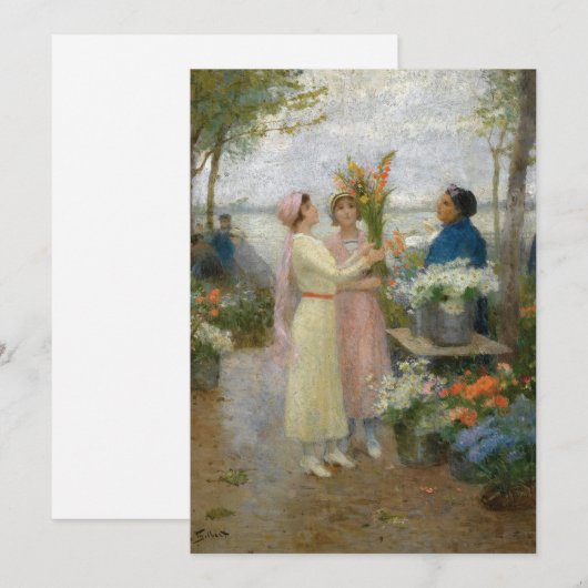 Gladiolus | Victor Gabriel Gilbert (Voorkant / Achterkant)