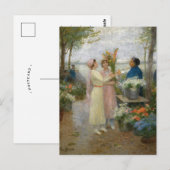 Gladiolus | Victor Gabriel Gilbert Briefkaart (Voorkant / Achterkant)