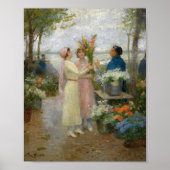 Gladiolus | Victor Gabriel Gilbert Poster (Voorkant)