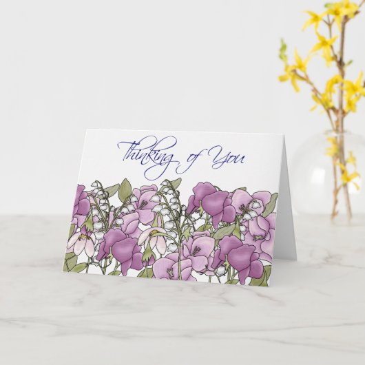 Gladiool Kaart (Gele Bloem)