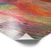 Glädjerus och rörelse brus foto afdruk (Hoek)