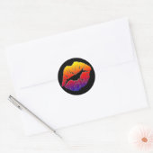 gladmaken ronde sticker (Envelop)