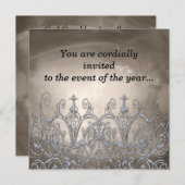 Gladmoore Rupert Elegant Party Invitation Kaart (Voorkant / Achterkant)