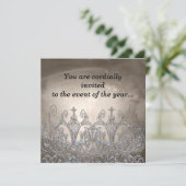 Gladmoore Rupert Elegant Party Invitation Kaart (Staand voorkant)