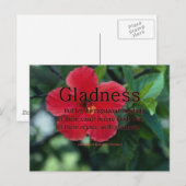 Gladness Psalm 68-3 Briefkaart (Voorkant / Achterkant)