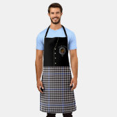 Gladstone Clan Badge & Tartan Kilt Schort (Gedragen)