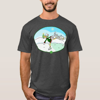 Gladstone Gander Ice skating T-shirt