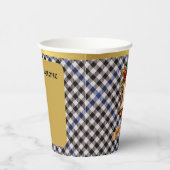 Gladstone Gepersonaliseerde Tartan Kerstmis Papieren Bekers (Rechts)