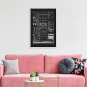 Gladstone Hotel No 3 met rand Canvas Afdruk (Insitu (Woonkamer))