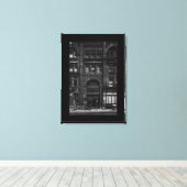 Gladstone Hotel No 3 met rand Canvas Afdruk (Insitu (Houten vloer))
