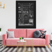 Gladstone Hotel No 3 met rand Canvas Afdruk (Insitu (Woonkamer))