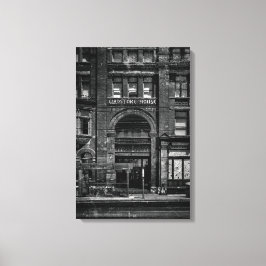 Gladstone Hotel nr. 1 Oude Film Versie Canvas Afdruk