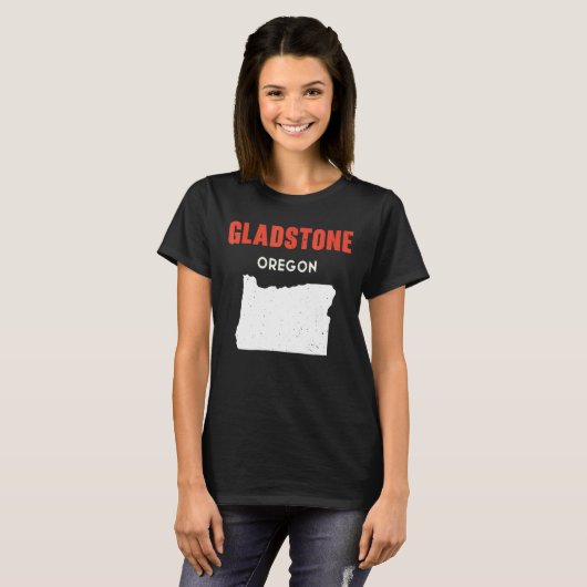 Gladstone Oregon USA T-shirt (Voorkant volledig)