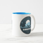 Gladstone Provincial Park Deer Tweekleurige Koffiemok (Voorkant rechts)