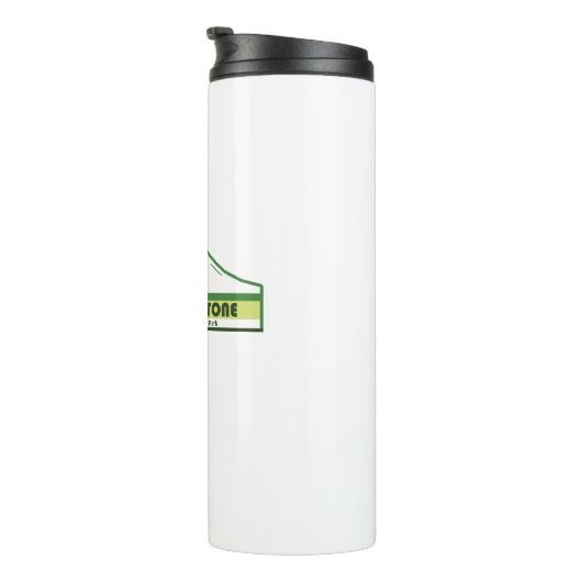 Gladstone Provincial Park Green Stripes Thermosbeker (Geroteerd rechts)