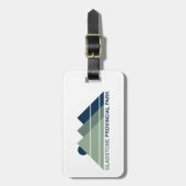 Gladstone Provincial Park Mountain Sun Bagagelabel (Voorkant verticaal)