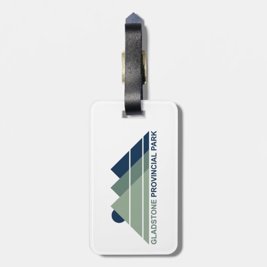 Gladstone Provincial Park Mountain Sun Bagagelabel (Achterkant verticaal)