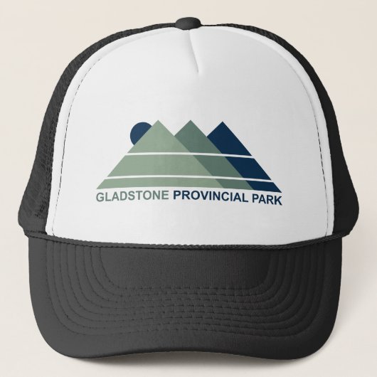 Gladstone Provincial Park Mountain Sun Trucker Pet (Voorkant)