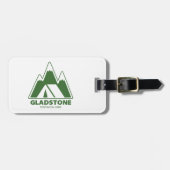 Gladstone Provincial Park Mountains Camping Bagagelabel (Voorkant horizontaal)