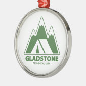 Gladstone Provincial Park Mountains Camping Metalen Ornament (Links)