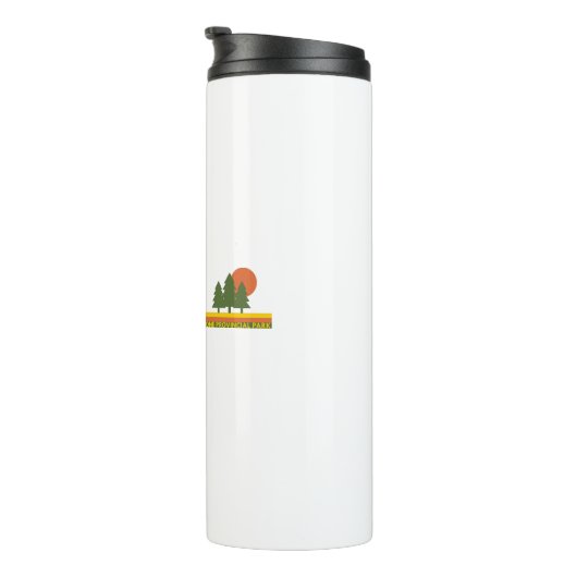 Gladstone Provincial Park Pine Trees Sun Thermosbeker (Geroteerd rechts)