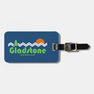 Gladstone Provincial Park Retro Bagagelabel