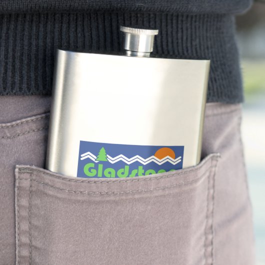 Gladstone Provincial Park Retro Flacon (Voorbeeld)