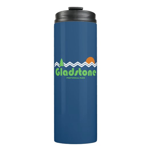 Gladstone Provincial Park Retro Thermosbeker (Voorkant)