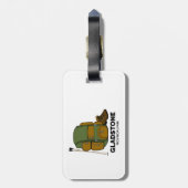 Gladstone Provincial Park rugzak Bagagelabel (Achterkant verticaal)