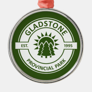 Gladstone Provincial Park Sun Trees Metalen Ornament