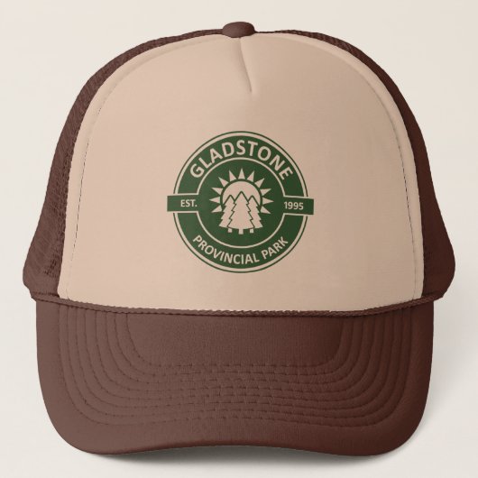 Gladstone Provincial Park Sun Trees Trucker Pet (Voorkant)