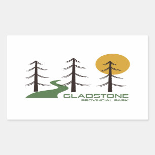 Gladstone Provincial Park Trail Rechthoekige Sticker