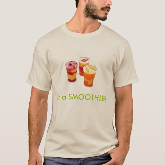 gladthiespicbig2, ik ben een SMOOOTHIE! T-shirt (Voorkant)