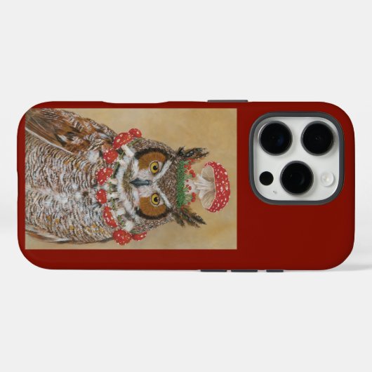 Gladwyn de uil iPhone 16 Pro hoesje (Achterkant (horizontaal))