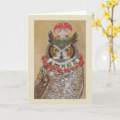 Gladwyn de uil kaart (Gele Bloem)