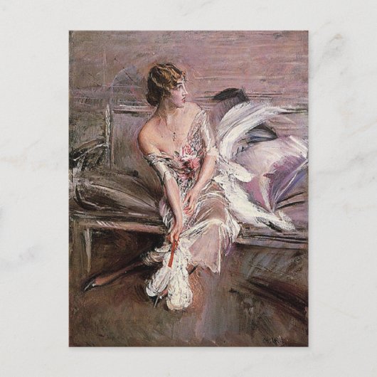 Gladys Deacon - Boldini Briefkaart (Voorkant)