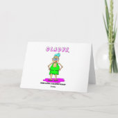 Gladys Love Feestdagen Kaart (Achterkant)