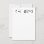 Glaedelig Jul  Bedankkaart (Achterkant)