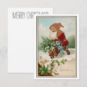 Glaedelig Jul  Bedankkaart (Voorkant / Achterkant)