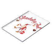 Glaedelig jul deanish merry kerstdenmark nisse notitieboek (Linkerzijde)