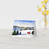 Glædelig jul, Deens Kerstfeest Kaart (Gele Bloem)