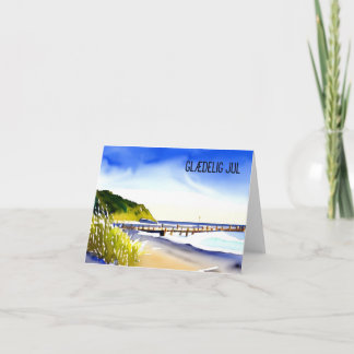 Glædelig jul, Deens Kerstfeest Kaart